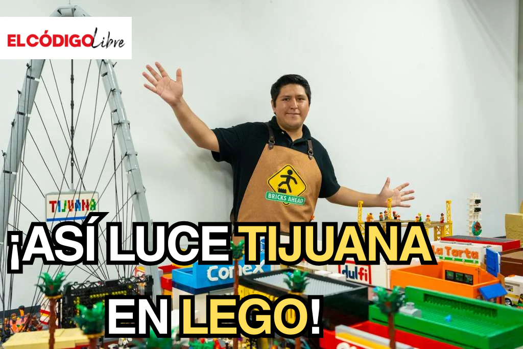 Crean una Tijuana en LEGO para celebrar el 137 aniversario de la ciudad