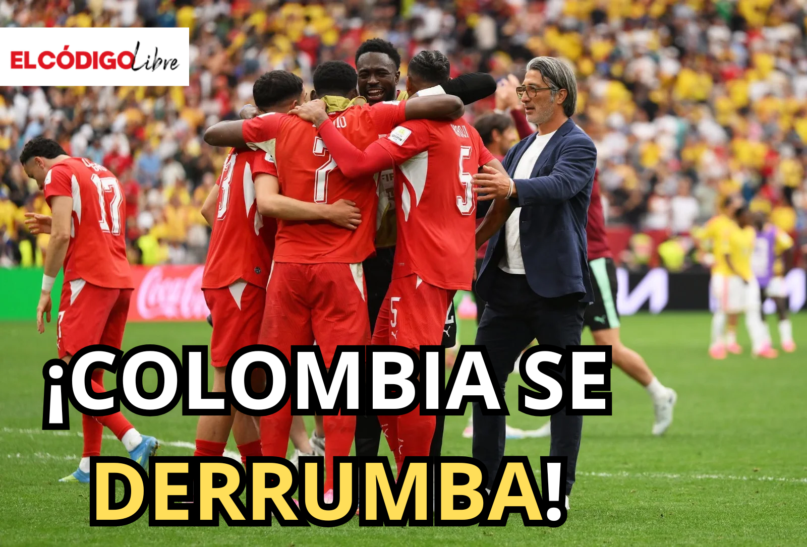Colombia cae por penales ante Suiza y se despide de la Copa Mundial