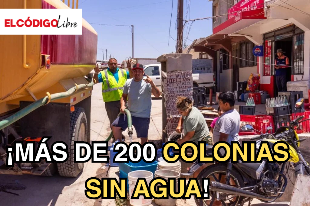 M&aacute;s de 200 colonias de Tijuana y Rosarito contin&uacute;an sin agua